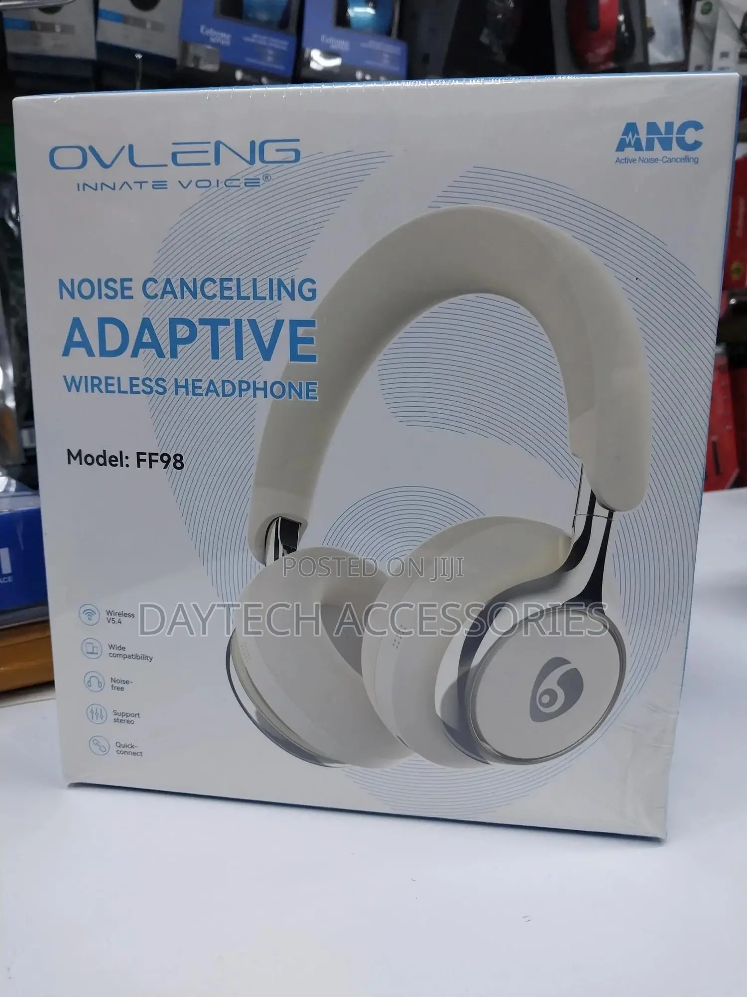 Ovleng Foldable Wireless Bluetooth Headset.