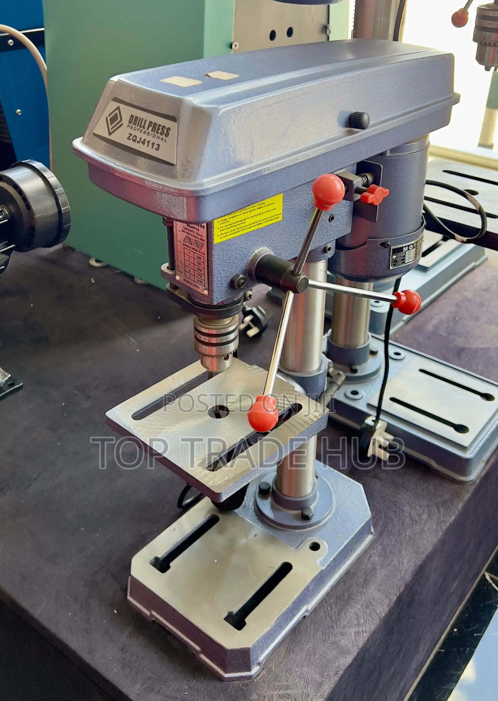 Pedestal Bench Drill Press 13mm Cap 5 Speed 260mm Swing 375w 240v