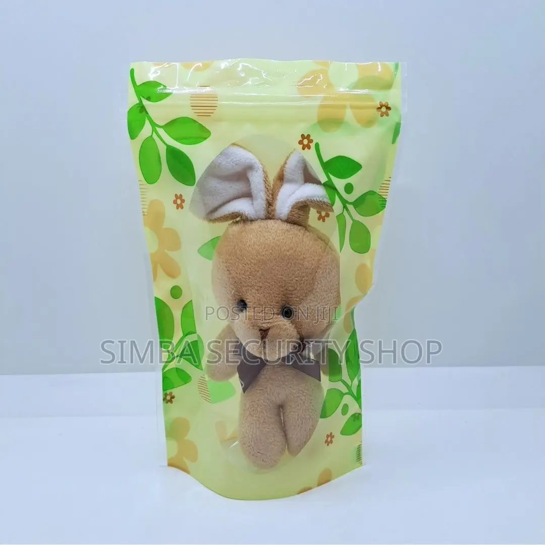 Brown Bunny Plush Keychain Soft Rabbit Keyholder Pendant Gift Women