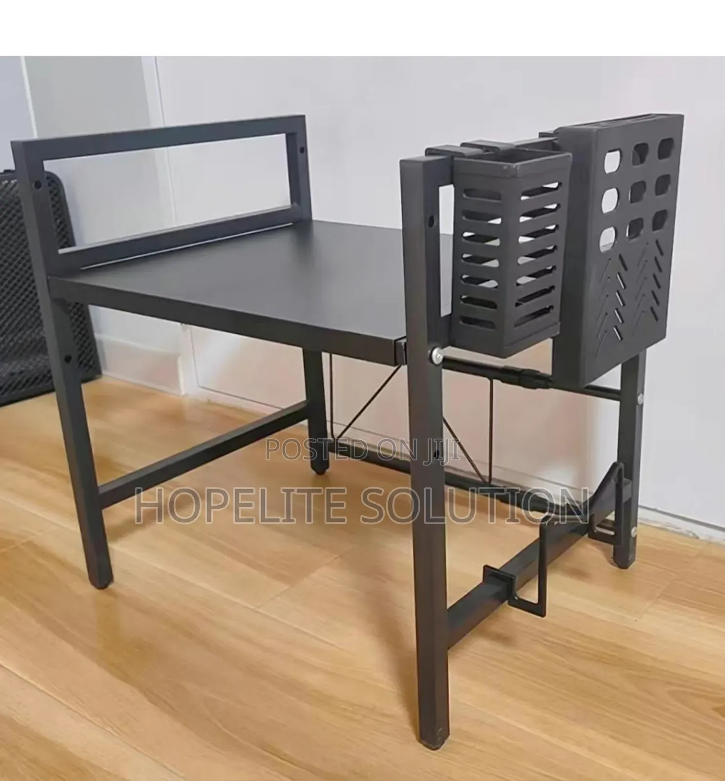 Single Layer Heavy-Duty Adjustable Microwave Stand