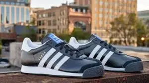 Adidas Samoa Black Sport Shoes – Iconic 3-Stripe Look