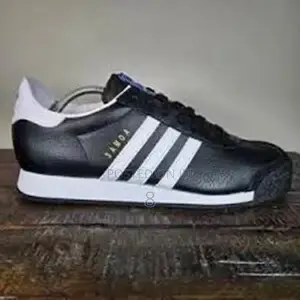 Adidas Samoa Black Sport Shoes – Iconic 3-Stripe Look