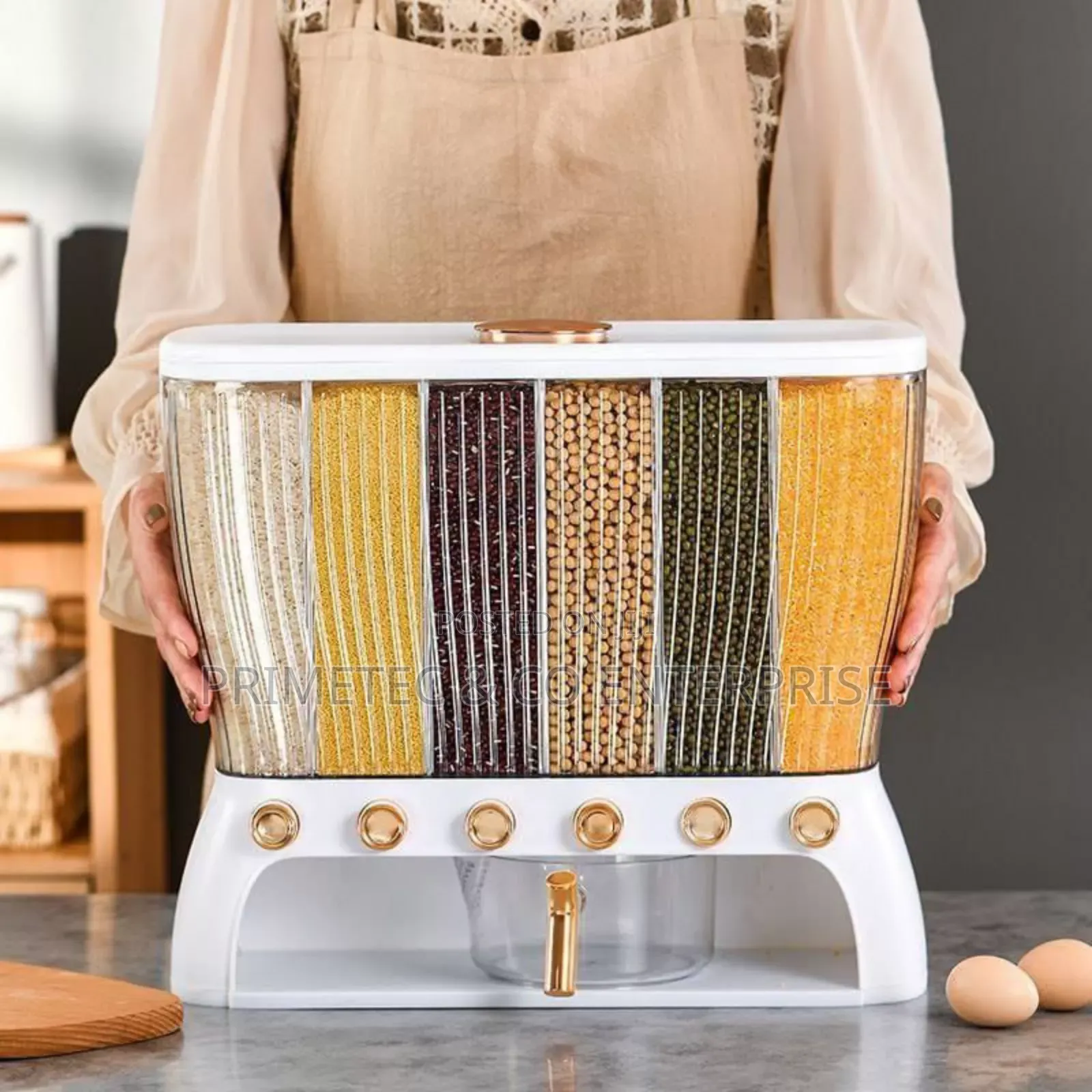 *6 Compartments Big Capacity Cereal Dispenser