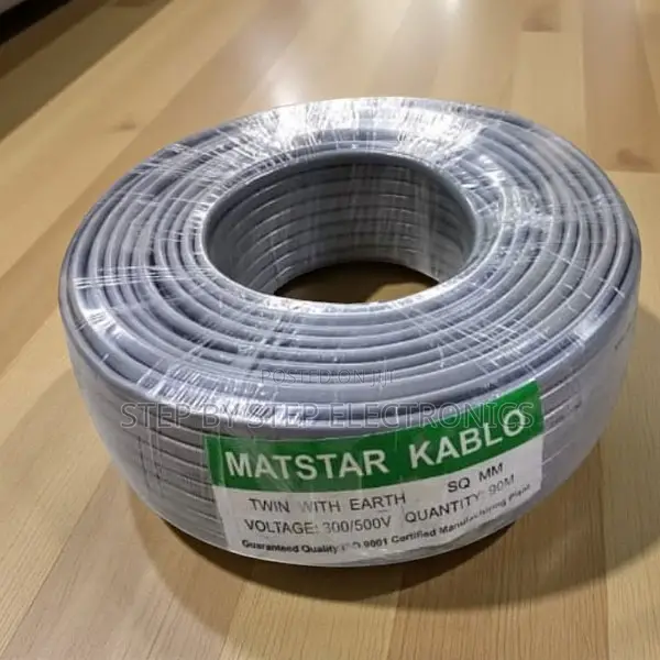 Corrosion Resistant 2.5mm Twin With Earth Electrical Cable PVC Coated