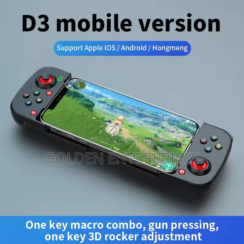 Wireless Bt 5.0 Game Controller for Mobile Phone Retractable Joystick
