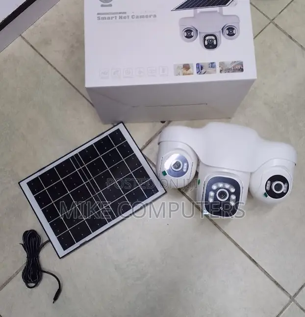 Solar Camera Triple Lens 4g Solar V380 Tripple