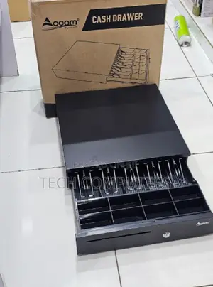 5 Tray Lockable Cash Drawer Secure Storage for Cash Management