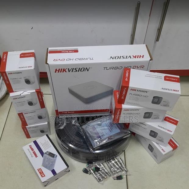 Hikvision 8 Channel CCTV Kit 1080p Full Hd With 1tb Hard Drive, 100m