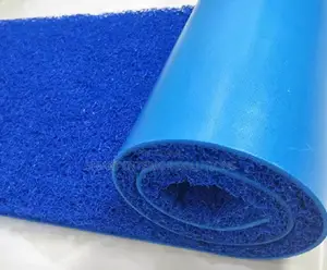 Blue PVC Spagheti Carpet