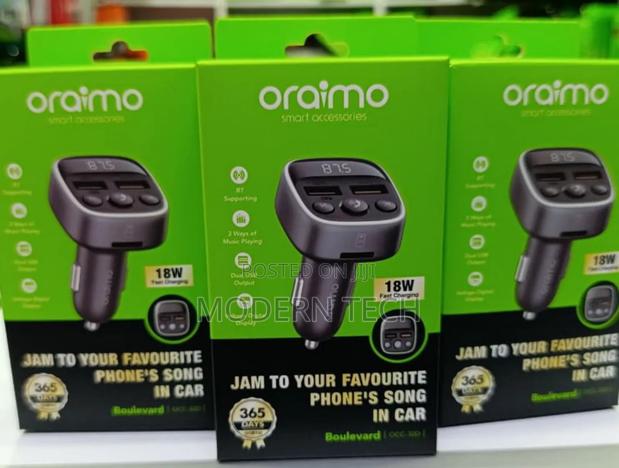 Oraimo Car Modulator With 18w Fast Charging - thumbnail 2