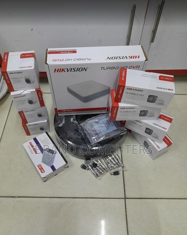 Hikvision 8 1080p Full Hd 2mp CCTV Cameras Complete System Kit-1tb HDD