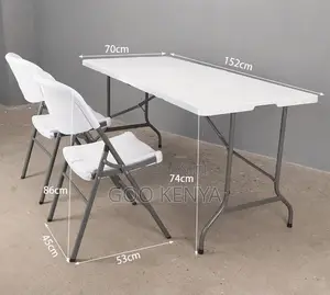 Home Table; Storage Foldable Plastic Table for Camping Activities