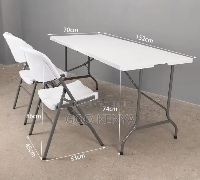 Home Table; Storage Foldable Plastic Table for Camping Activities