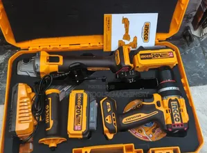 Ingco Combo Kit / Cordless Angle Grinder and Drill Combo