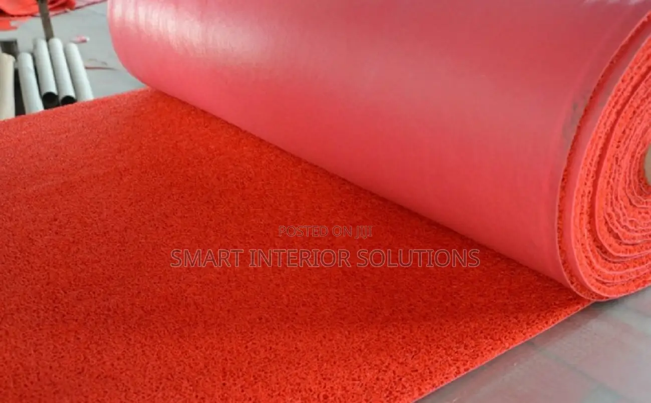 Red Office Spaghetti Mat