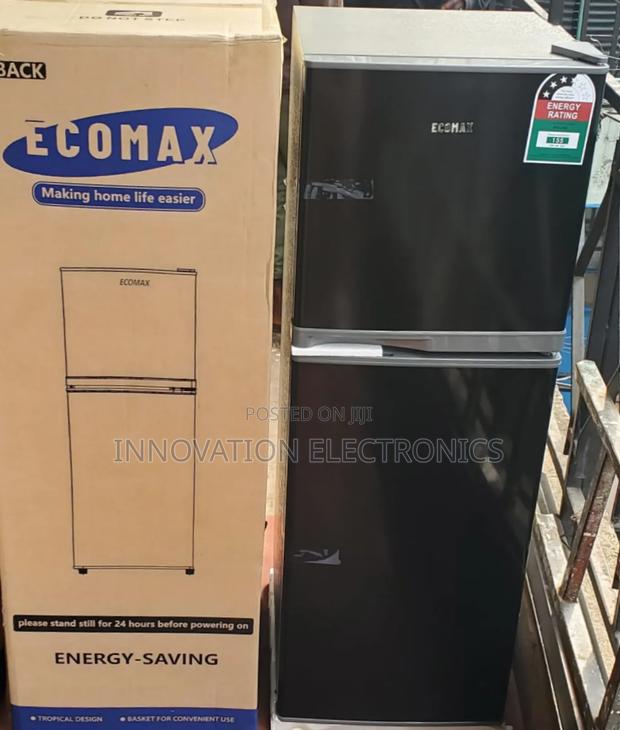 Ecomax 138 Litres Dark Silver Double Door Refrigerator