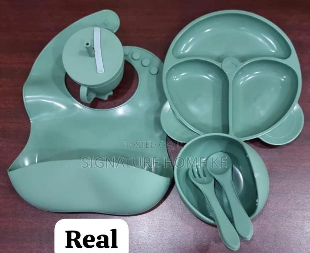 6pcs Silicone Baby Feeding Cutlery Set - thumbnail 5