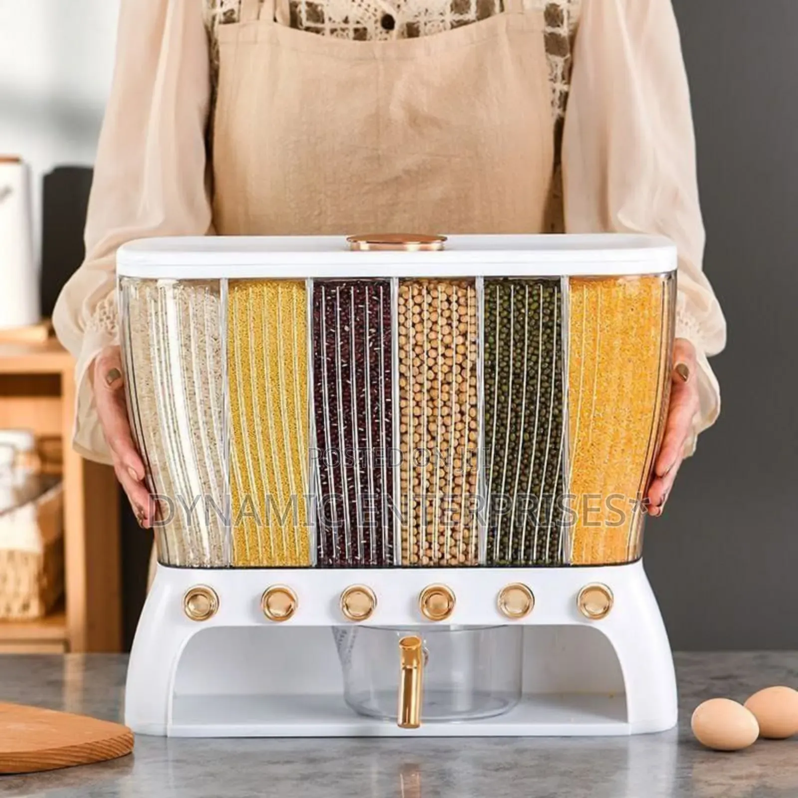 6 Compartments Big Capacity Cereal Dispenser