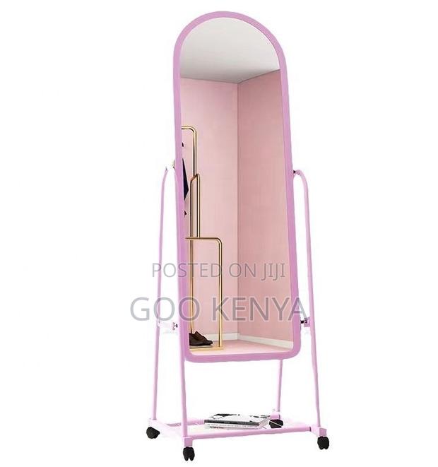 Home Mirror; Makeup Full-Length Mirror With Floor Standing Bracket - thumbnail 4