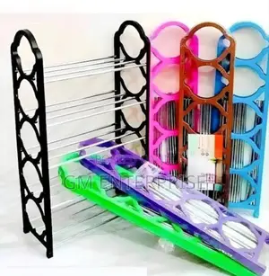 *Plastic 5 Tier Shoe Rack