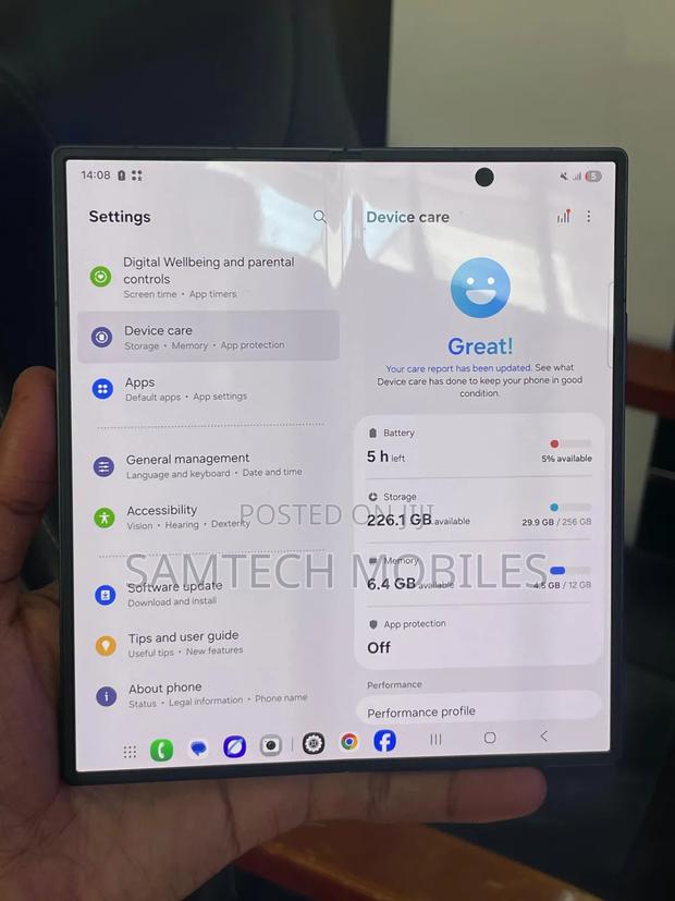 New Samsung Galaxy Z Fold7 256 GB Gray - thumbnail 5