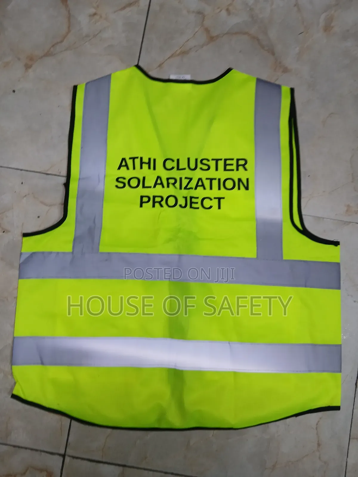 Athi Project Reflectors Vest In Luminous Green