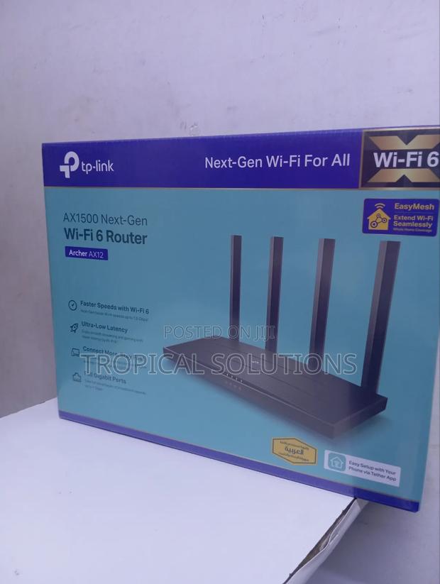 Tp-Link Ax1500 Wifi 6 Archer Ax12 Router