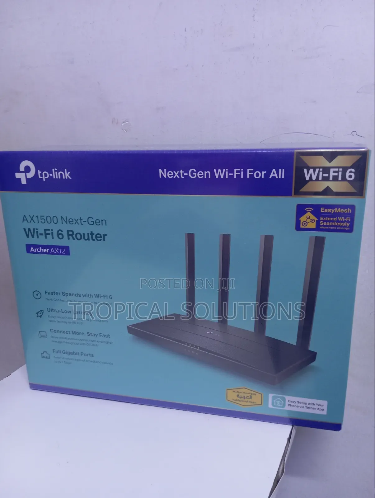 Tp-Link Ax1500 Wifi 6 Archer Ax12 Router