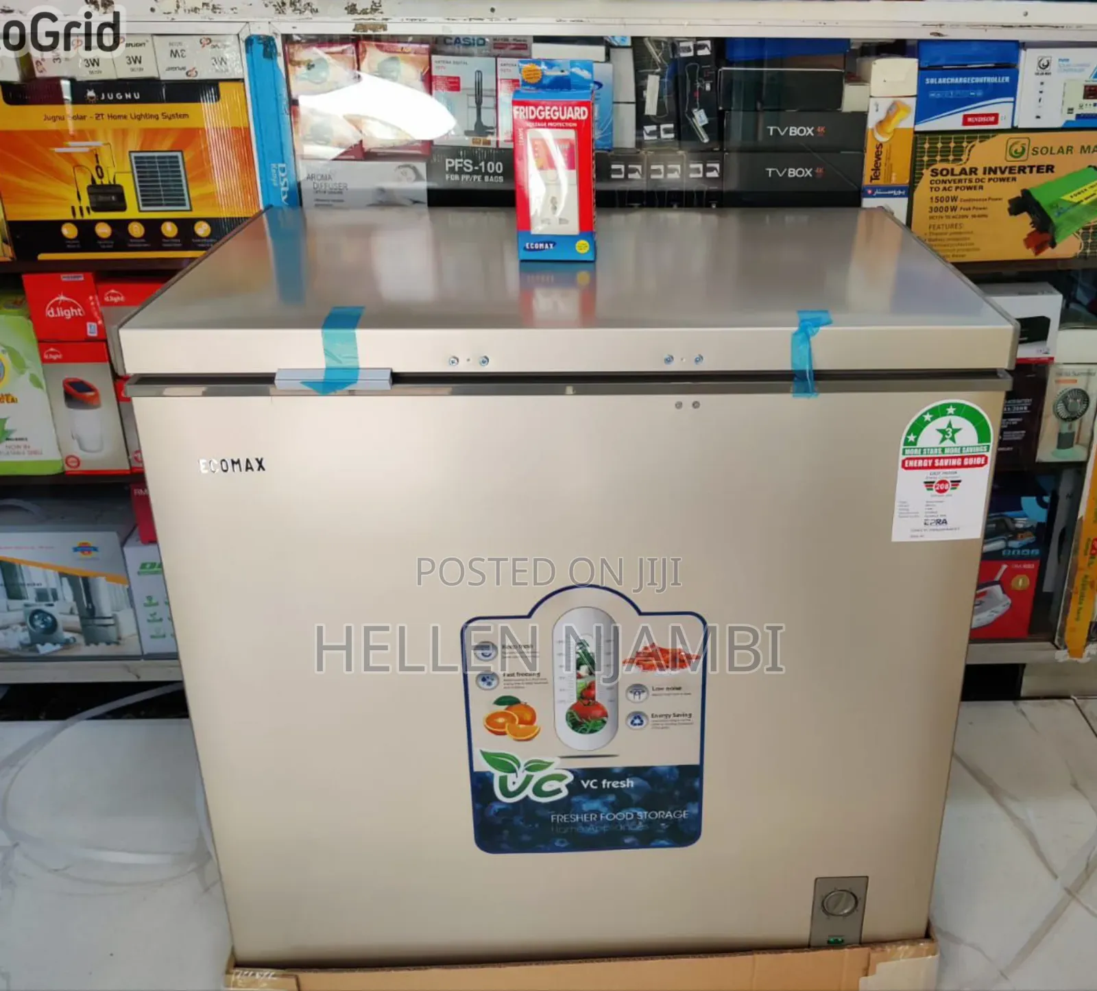Ecomax Large Capacity Deep Freezer 219l