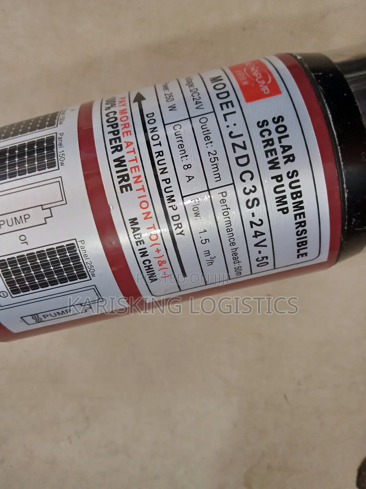 250 Watts Dc Rutan Submersible Water Pump 50m
