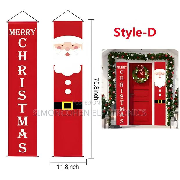 Christmas Door Banner 2pc Set - thumbnail 2