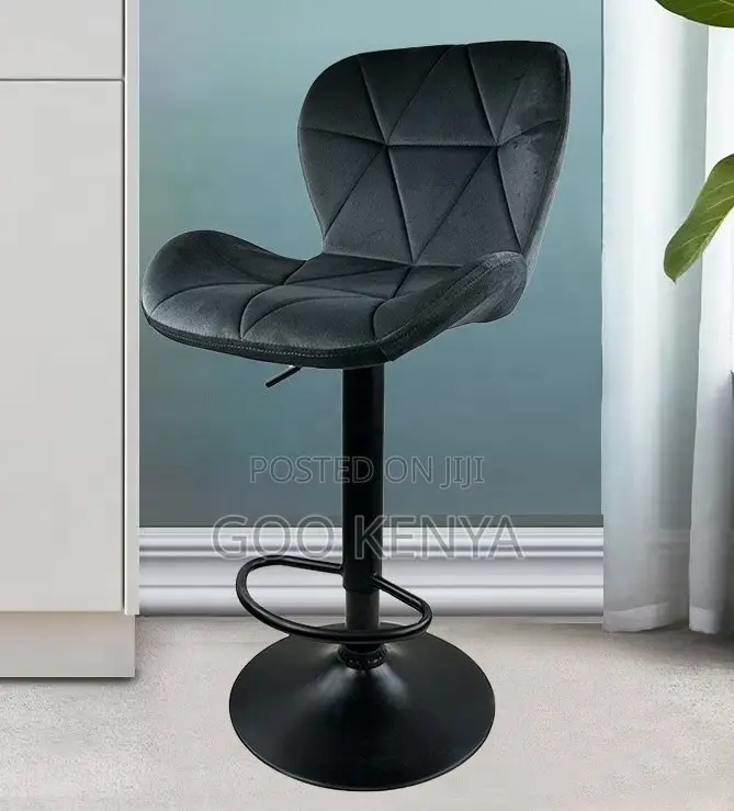 Home Stool; High-End Leather Bar Chair – Adjustable Seat for Kitchen