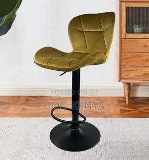 Home Stool; High-End Leather Bar Chair – Adjustable Seat for Kitchen