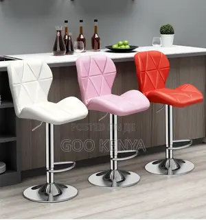 Home Stool; High-End Leather Bar Chair – Adjustable Seat for Kitchen