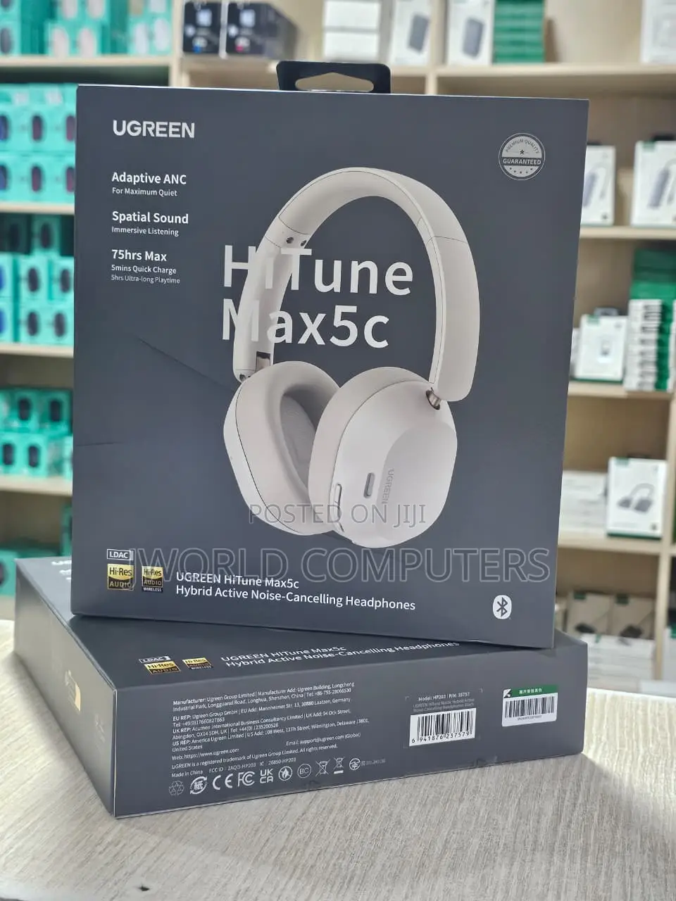 Headphones Ugreen Max5c Hybrid Active Noise Cancelling Headphones