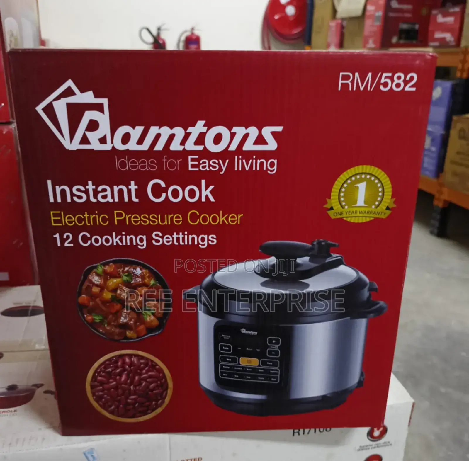 Offer Offer 6 Litres Ramtons Electric Pressure Cooker