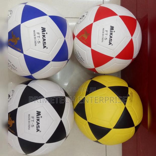 Coloured Mikasa Football - main view