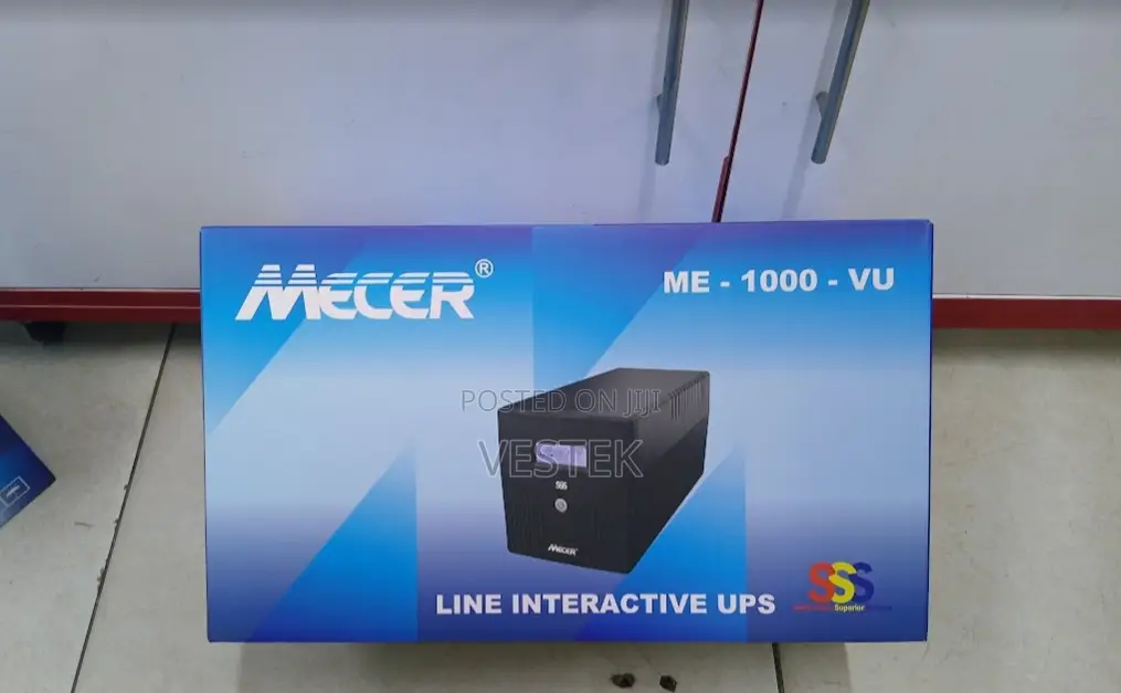 Quality Ups Mecer 1000va Line Interactive Ups (Me-1000-Vu) 600w