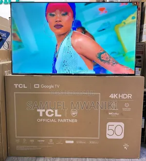 TCL 50" V6c Uhd Google HDR Tv
Frameless Screen Latest Model
