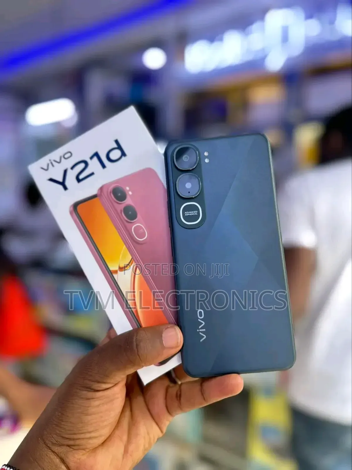 New Vivo Y21d 128 GB Black