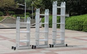 Foldable Aluminium Multi-Use Ladder – Heavy Duty Portable - thumbnail 2