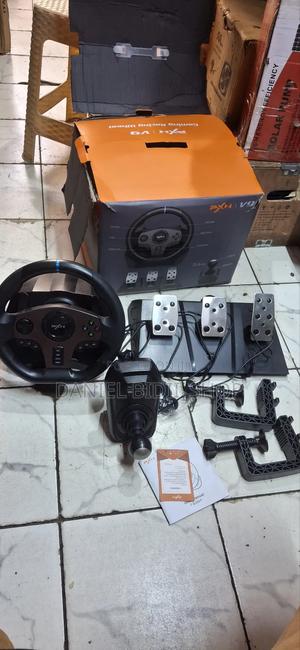 Playstation Pxn V9 Racing Gaming Wheel Complete With Gear