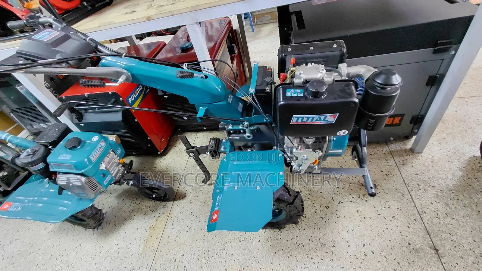 Total Brand 10hp Diesel Aircooled Power Tiller Machine.