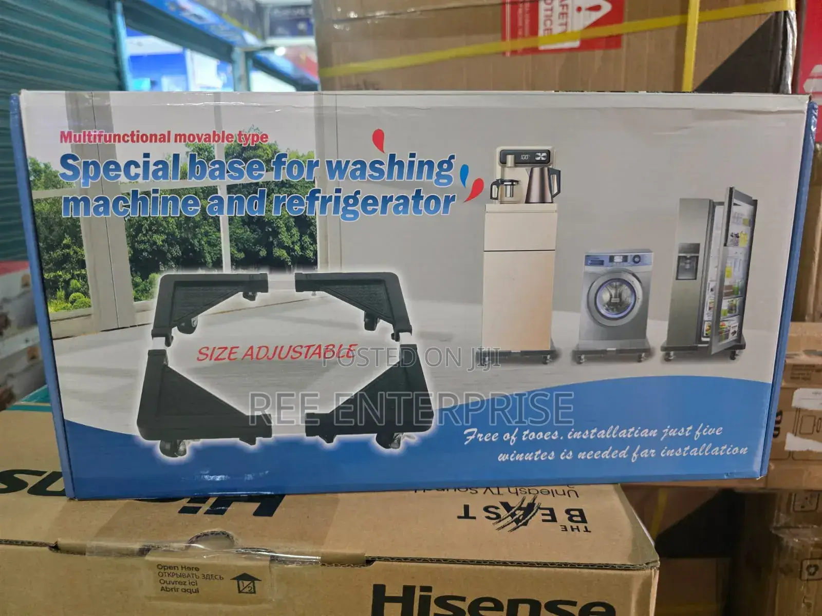 Adjustable Fridge ,Washing Machine,Cooker,Dispenser Stand