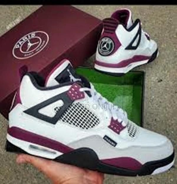 Jordan 4 Retro Street Sneakers – High-Quality Finish