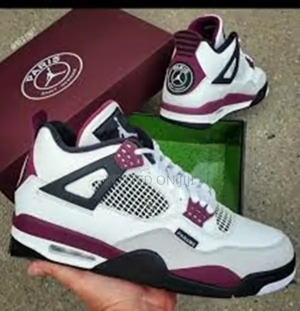 Jordan 4 Retro Street Sneakers – High-Quality Finish