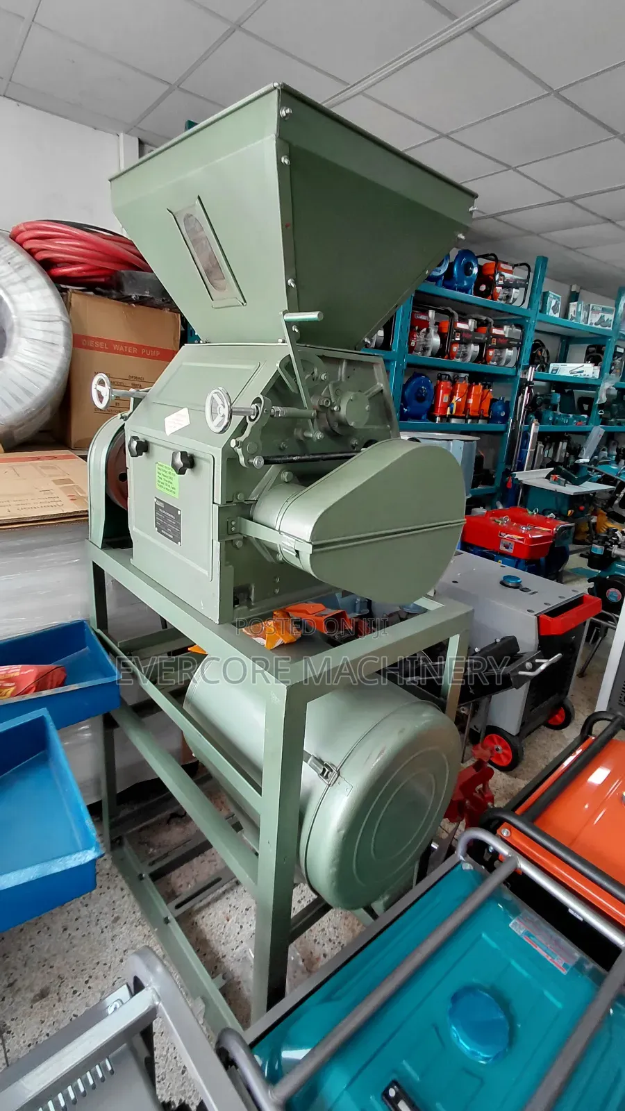 Combined Maize Flour Roller Mill Machine.