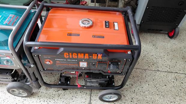 Cigma Uk Petrol Generator Machine 7.5kva . - main view