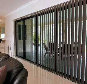 Black Vertical Office Blinds