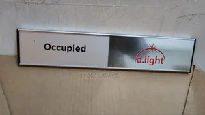 Sliding Aluminum Door Sign